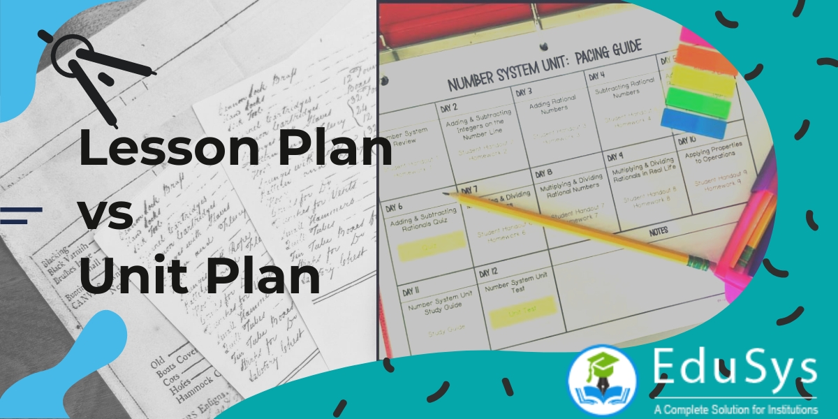 Lesson Plan Vs Unit Plan 3D Definition Difference Design