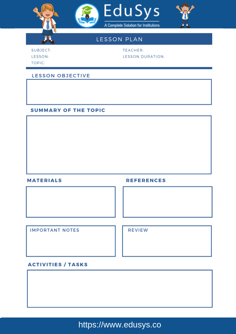 CBSE Lesson Plans 2022 5 Sample Format Templates