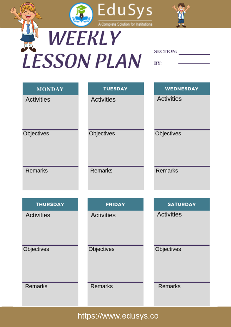 teacher lesson planner 2021 22